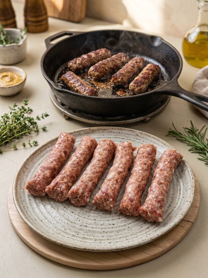 Чевапчичи (колбаски для жарки)